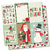 Набор бумаги 30х30 см с наклейками "Merry & Bright", 12 листов (Simple Stories)