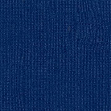Кардсток Bazzill Basics 30,5х30,5 см однотонный с текстурой холста, цвет ночной синий