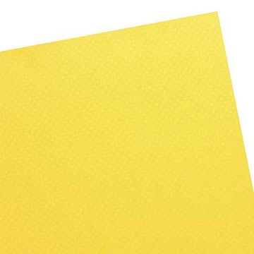Кардсток Bazzill Basics 30,5х30,5 см однотонный с текстурой светлых точек, цвет цедра лимона (Bazzill Basics)