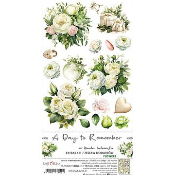 Набор бумаги 30х15 см "A day to remember. Flowers", 18 листов (CraftO'clock)