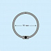 Кольцо для альбома "Золотое", диаметр 5 см