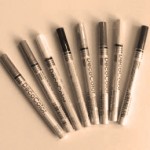 Маркеры, ручки, акварельные карандаши, кисти