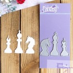 Набор ножей для вырубки "Шахматы" (Fantasy)