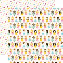 Бумага "Perfect princess. Royal princess" (Echo Park) Бумага "Perfect princess. Royal princess" (Echo Park)