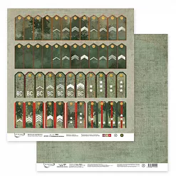 Бумага 30х30 см "Армейская жизнь 1" (Mr.Painter) Бумага 30х30 см "Армейская жизнь 1" (Mr.Painter)