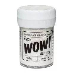 Глиттер экстра-мелкий WOW "Неоновый. Белый" (American Crafts) Глиттер экстра-мелкий WOW "Неоновый. Белый" (American Crafts)
