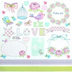 Бумага "Fancy spring. Карточки" (MonaDesign) Бумага "Fancy spring. Карточки" (MonaDesign)