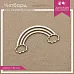Украшение из чипборда "Радуга 2" (ScrapКрым) Украшение из чипборда "Радуга 2" (ScrapКрым)
