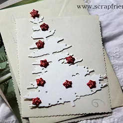 Нож "Ель", 8,5х12 см (Scrapfriend) Нож "Ель", 8,5х12 см (Scrapfriend)