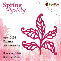 Нож для вырубки "Калатея обыкновенная" (LadyBug) Нож для вырубки "Калатея обыкновенная" (LadyBug)