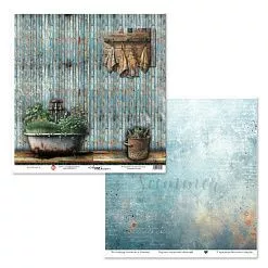 Бумага "Лето-теплом согрето. Старая ванна" (Summer Studio) Бумага "Лето-теплом согрето. Старая ванна" (Summer Studio)