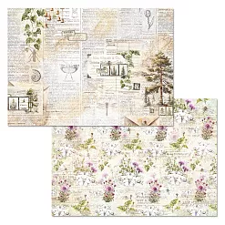 Набор бумаги А4 "Голос природы", 12 листов (ScrapMania) Набор бумаги А4 "Голос природы", 12 листов (ScrapMania)