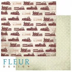 Бумага "Путешествие. Стук колес" (Fleur-design) Бумага "Путешествие. Стук колес" (Fleur-design)