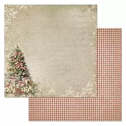 Бумага "Винтажный Новый Год. Нарядная елка" (ScrapMania) Бумага "Винтажный Новый Год. Нарядная елка" (ScrapMania)