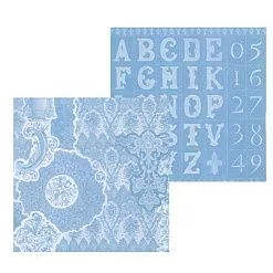 УЦЕНКА Бумага "Алфавит и цифры" (Stamperia) УЦЕНКА Бумага "Алфавит и цифры" (Stamperia)