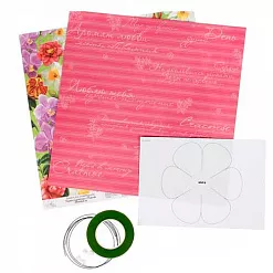 Набор для создания бумажных цветов "Завораживающая фуксия" (АртУзор) Набор для создания бумажных цветов "Завораживающая фуксия" (АртУзор)