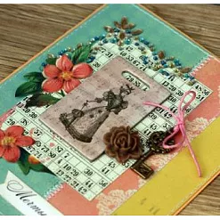 Набор для изготовления двух открыток и ярлычка "Яркий" (ScrapBerry's) Набор для изготовления двух открыток и ярлычка "Яркий" (ScrapBerry's)