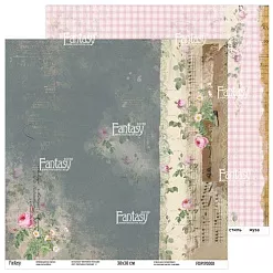 Бумага 30х30 см "Винтажная рапсодия 1" (Fantasy) Бумага 30х30 см "Винтажная рапсодия 1" (Fantasy)