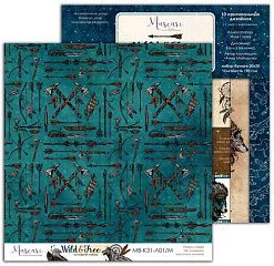 Бумага 20х20 см "Wild & Free. Основной 01" (Muscari) Бумага 20х20 см "Wild & Free. Основной 01" (Muscari)