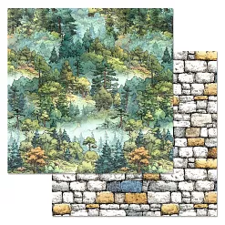 Бумага "Лукоморье. Дремучий лес" (ScrapMania) Бумага "Лукоморье. Дремучий лес" (ScrapMania)