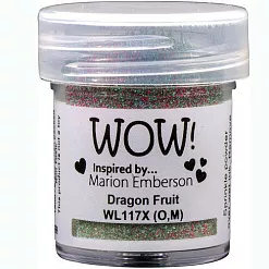 Пудра для эмбоссинга непрозрачная "Dragon Fruit. Драконий фрукт" (WOW) Пудра для эмбоссинга непрозрачная "Dragon Fruit. Драконий фрукт" (WOW)