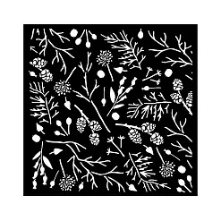 Трафарет 18х18 см "Forest. Ветки и шишки" (Stamperia) Трафарет 18х18 см "Forest. Ветки и шишки" (Stamperia)