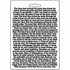 Молд 15х21 см "Journal" (Stamperia) Молд 15х21 см "Journal" (Stamperia)