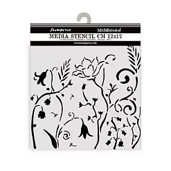 Трафарет 12х12 см "Hidden Grove. Flowers" (Stamperia) Трафарет 12х12 см "Hidden Grove. Flowers" (Stamperia)