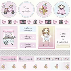 Бумага "Dollhouse. Карточки" (MonaDesign) Бумага "Dollhouse. Карточки" (MonaDesign)