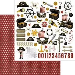 Бумага "Pirates - 6" (SunnyCraft) Бумага "Pirates - 6" (SunnyCraft)