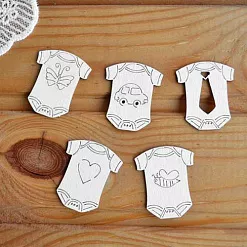 Набор украшений из чипборда "Бодики 2" (Просто небо) Набор украшений из чипборда "Бодики 2" (Просто небо)