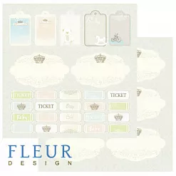 Бумага "Детская коллекция. Карточки" (Fleur-design) Бумага "Детская коллекция. Карточки" (Fleur-design)