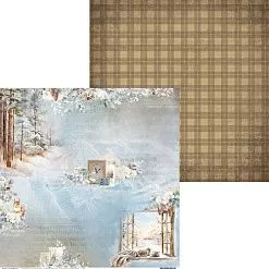 Бумага 30х30 см "Снежная даль. Лист 5" (Scrapodelie) Бумага 30х30 см "Снежная даль. Лист 5" (Scrapodelie)