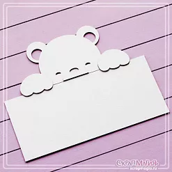 Заготовка для тиснения "Мишка", см (СкрапМагия) Заготовка для тиснения "Мишка", см (СкрапМагия)