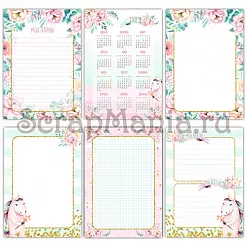 Электронные страницы для блокнотов "Розовые грезы. Единороги" (ScrapMania) Электронные страницы для блокнотов "Розовые грезы. Единороги" (ScrapMania)