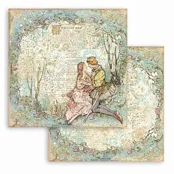 УЦЕНКА Бумага 30х30 см "Sleeping beauty. Lovers" (Stamperia) УЦЕНКА Бумага 30х30 см "Sleeping beauty. Lovers" (Stamperia)