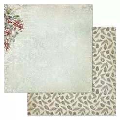 Бумага "Винтажный Новый Год. Рябинка на морозе" (ScrapMania) Бумага "Винтажный Новый Год. Рябинка на морозе" (ScrapMania)