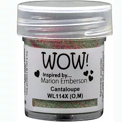 Пудра для эмбоссинга непрозрачная "Cantaloupe. Мускусная дыня" (WOW) Пудра для эмбоссинга непрозрачная "Cantaloupe. Мускусная дыня" (WOW)