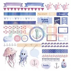 Бумага "Море волнуется РАЗ! Морские фигуры" (April Paper) Бумага "Море волнуется РАЗ! Морские фигуры" (April Paper)