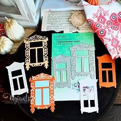 Нож "Деревенские окна", 5,5х8 см (Agiart) Нож "Деревенские окна", 5,5х8 см (Agiart)