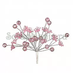 Веточки с акриловыми цветочками "Розовые" (Hobby and You) Веточки с акриловыми цветочками "Розовые" (Hobby and You)