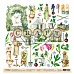 Бумага 30х30 см "Мой сад. Картинки" (CraftPaper) Бумага 30х30 см "Мой сад. Картинки" (CraftPaper)