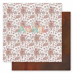 Бумага "Хиппи-тревел. Шоколадное мехенди" (April Paper) Бумага "Хиппи-тревел. Шоколадное мехенди" (April Paper)