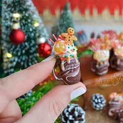 Миниатюра "Новый год. Новогодний коктейль", 1 шт (Югарт) Миниатюра "Новый год. Новогодний коктейль", 1 шт (Югарт)