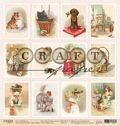 Бумага "Про девочек. Карточки" (CraftPaper) Бумага "Про девочек. Карточки" (CraftPaper)