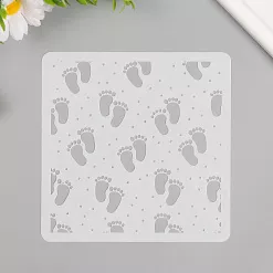 Трафарет "Детские ножки" Трафарет "Детские ножки"