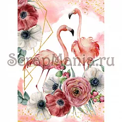 Электронные страницы для блокнотов "Роскошный фламинго" (ScrapMania) Электронные страницы для блокнотов "Роскошный фламинго" (ScrapMania)