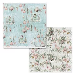 Бумага 30х30 см "Загадай желание. Новогодняя сказка" (Summer Studio) Бумага 30х30 см "Загадай желание. Новогодняя сказка" (Summer Studio)