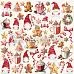 Бумага 30х30 см "Happy Holidays. Печеньки и гномы" (ScrapAndMe) Бумага 30х30 см "Happy Holidays. Печеньки и гномы" (ScrapAndMe)