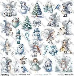 Бумага 30х30 см "Winter Sparkle. Christmas 25" (ScrapAndMe) Бумага 30х30 см "Winter Sparkle. Christmas 25" (ScrapAndMe)